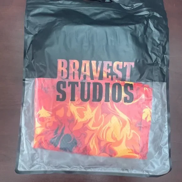 Bravest Studios Inferno Flame Red/Orange Shorts Size Medium Brand New wit…